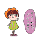 日常使える！ふきだし子ちゃん（個別スタンプ：9）