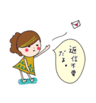 日常使える！ふきだし子ちゃん（個別スタンプ：40）