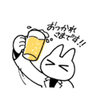 ドラッグストアの猫前2（個別スタンプ：1）