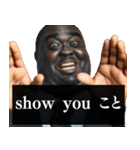 毎日使えるデブ外国人9⭐ああ言えば for you（個別スタンプ：33）