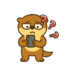 オッターくん無気力 (タイ)（個別スタンプ：16）