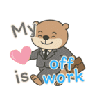オッターくん無気力 (えいご)（個別スタンプ：10）