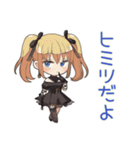 闇かわ♡金髪ゴスロリの女の子（個別スタンプ：15）