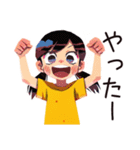 子ども（女の子）のお手伝い♡家族（個別スタンプ：13）