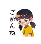 子ども（女の子）のお手伝い♡家族（個別スタンプ：29）