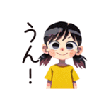 子ども（女の子）のお手伝い♡家族（個別スタンプ：38）