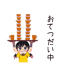 子ども（女の子）のお手伝い♡家族（個別スタンプ：40）