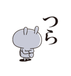 ひとえうさぎ85(ネガティブ編)（個別スタンプ：25）