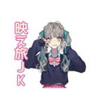 おしゃれJKのSNS映え旅♡（個別スタンプ：1）