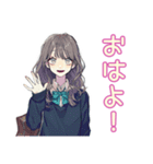 おしゃれJKのSNS映え旅♡（個別スタンプ：2）
