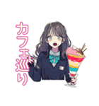 おしゃれJKのSNS映え旅♡（個別スタンプ：5）