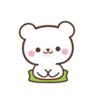 文字なし1♪まんまるクマさん（個別スタンプ：8）