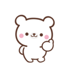 文字なし1♪まんまるクマさん（個別スタンプ：17）