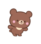 文字なし1♪まんまる茶クマさん（個別スタンプ：6）