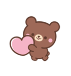 文字なし1♪まんまる茶クマさん（個別スタンプ：7）