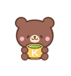 文字なし1♪まんまる茶クマさん（個別スタンプ：9）