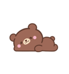 文字なし1♪まんまる茶クマさん（個別スタンプ：10）