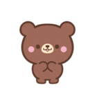 文字なし1♪まんまる茶クマさん（個別スタンプ：11）