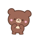 文字なし1♪まんまる茶クマさん（個別スタンプ：18）