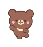文字なし1♪まんまる茶クマさん（個別スタンプ：19）