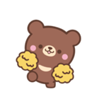 文字なし1♪まんまる茶クマさん（個別スタンプ：21）