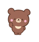 文字なし1♪まんまる茶クマさん（個別スタンプ：22）