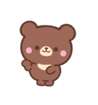 文字なし1♪まんまる茶クマさん（個別スタンプ：32）