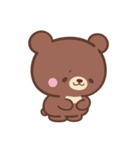 文字なし1♪まんまる茶クマさん（個別スタンプ：35）