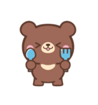 文字なし1♪まんまる茶クマさん（個別スタンプ：37）