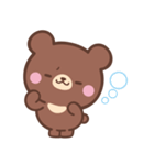 文字なし1♪まんまる茶クマさん（個別スタンプ：38）