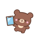 文字なし1♪まんまる茶クマさん（個別スタンプ：40）