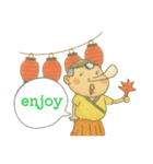 夏祭りに使えるスタンプ（個別スタンプ：36）