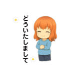 クリエイターyukieのスタンプ⑨女の子（個別スタンプ：11）