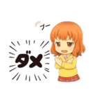 クリエイターyukieのスタンプ⑨女の子（個別スタンプ：21）