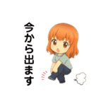 クリエイターyukieのスタンプ⑨女の子（個別スタンプ：23）