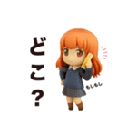 クリエイターyukieのスタンプ⑨女の子（個別スタンプ：24）