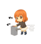 クリエイターyukieのスタンプ⑨女の子（個別スタンプ：26）