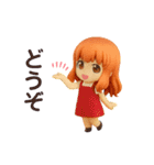 クリエイターyukieのスタンプ⑨女の子（個別スタンプ：28）