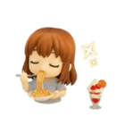 クリエイターyukieのスタンプ⑨女の子（個別スタンプ：34）