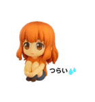 クリエイターyukieのスタンプ⑨女の子（個別スタンプ：37）