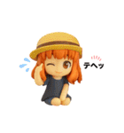 クリエイターyukieのスタンプ⑨女の子（個別スタンプ：40）