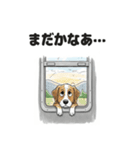 わんこの電車旅スタンプ（個別スタンプ：22）