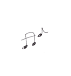 へばねの手描きスタンプ▼（個別スタンプ：18）