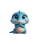 面白ドラゴンの無言返し（個別スタンプ：18）