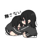黒パーカーくん⑲（個別スタンプ：39）