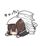 黒パーカーくん(イメチェンver.)⑲（個別スタンプ：11）