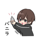 黒パーカーくん(イメチェンver.)⑲（個別スタンプ：32）