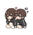 黒パーカーくん(イメチェンver.)⑲（個別スタンプ：37）