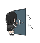 黒パーカーちゃん⑲（個別スタンプ：2）