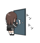 黒パーカーちゃん(イメチェンver.)⑲（個別スタンプ：2）